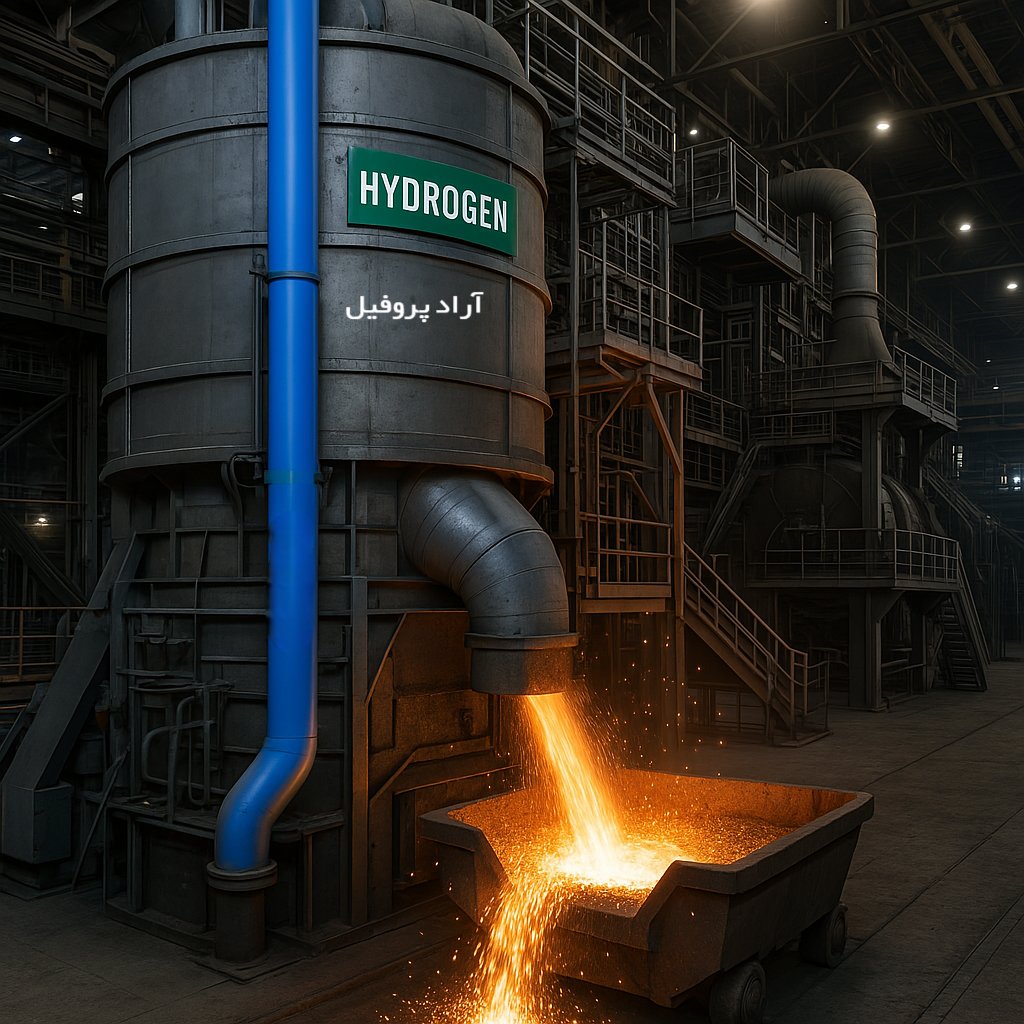 تولید فولاد با هیدروژن